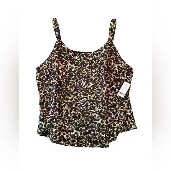 Bar III Plus Size Printed Scoop Neck Cami Top Size 2X NWT - Picture 2 of 9